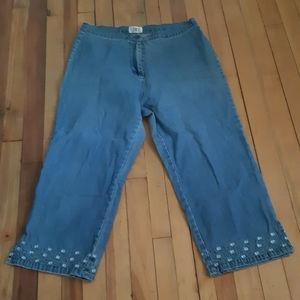 5/10$ CE Editions Cropped Jeans Pants Size 11 bl